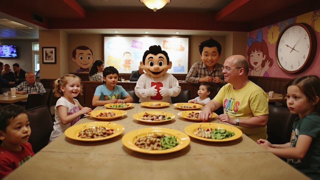 early interactive character dining