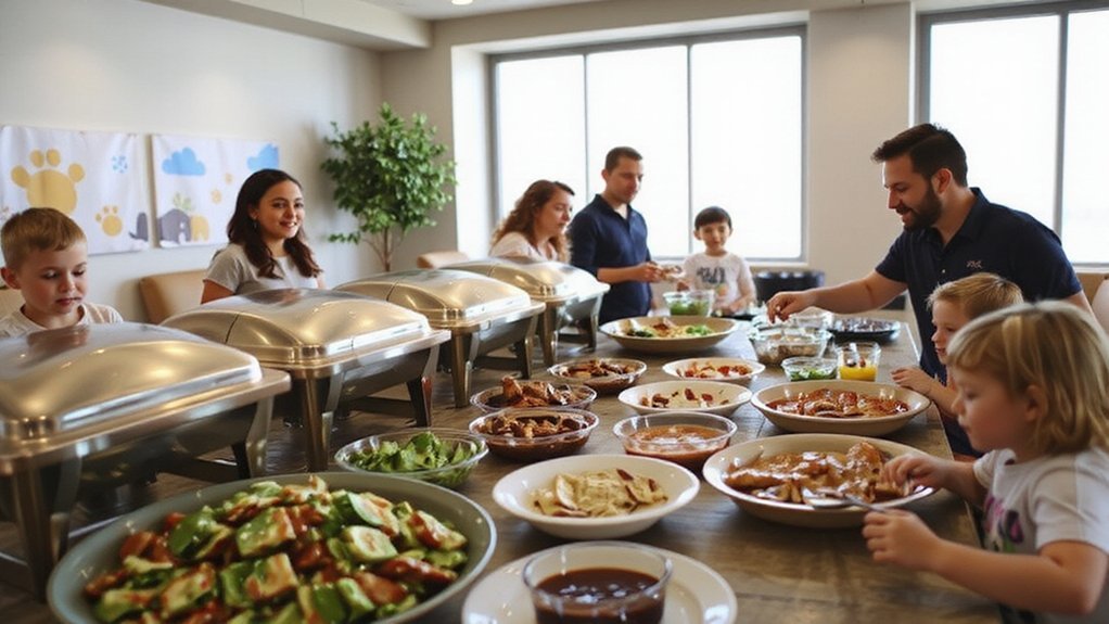 family friendly interactive buffet