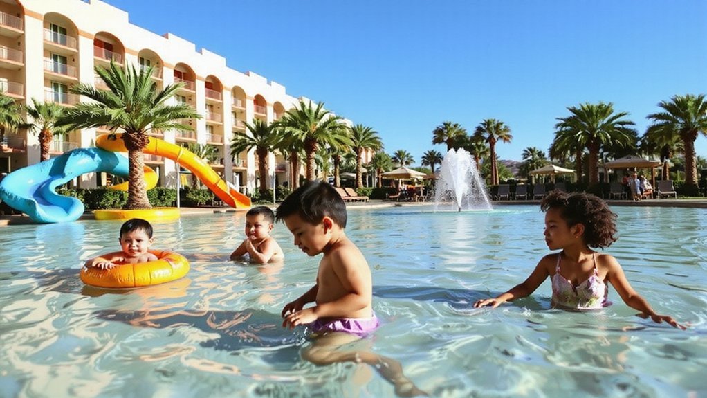 family friendly resort pool amenities