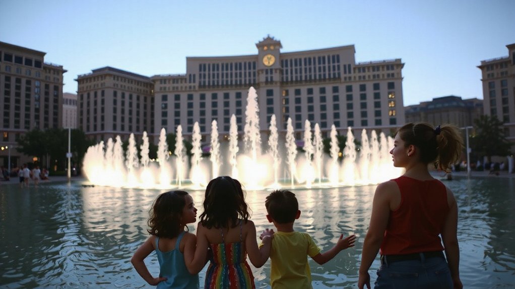 free family fountain show