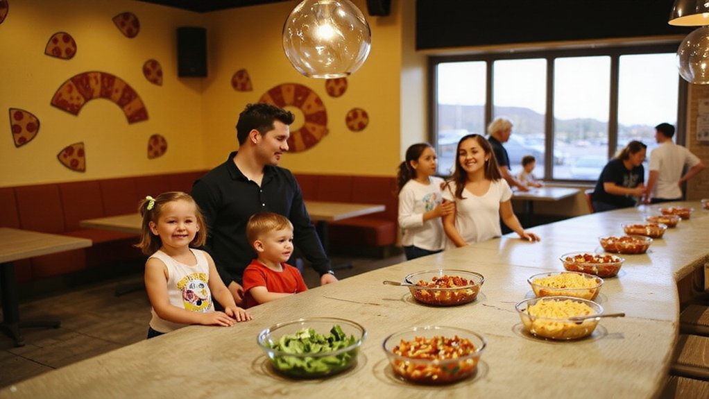 hands on family pizza crafting