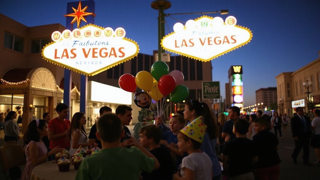 kid friendly las vegas party
