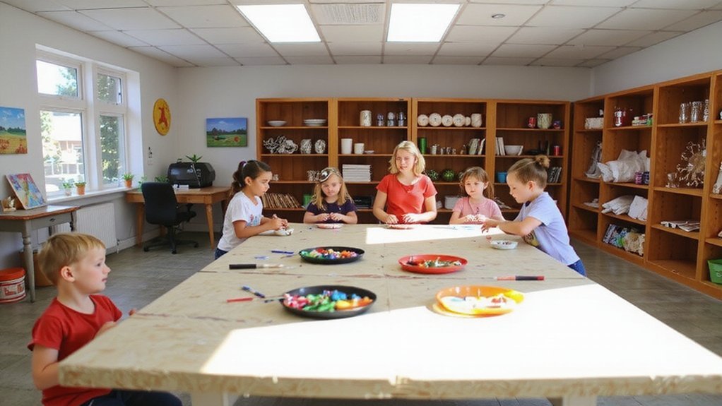 kid safe supervised creative classes