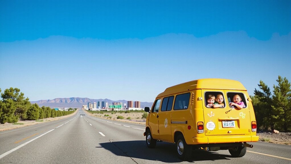 Kid Friendly Road Trips to Las Vegas Strip: Driving With Kids