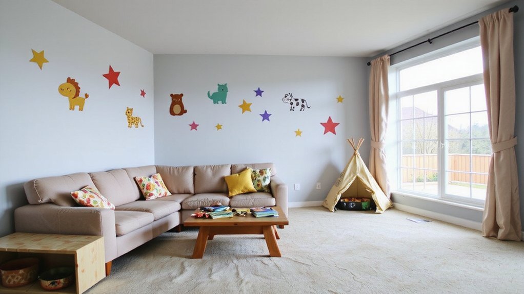 Kid Friendly Living Room Ideas: Vegas Family Home Design